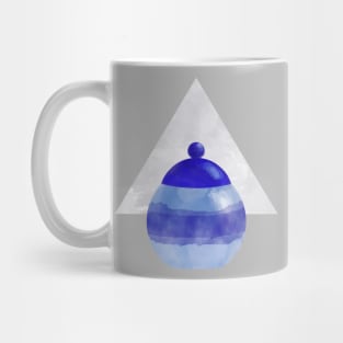 Blue Jar Art Mug